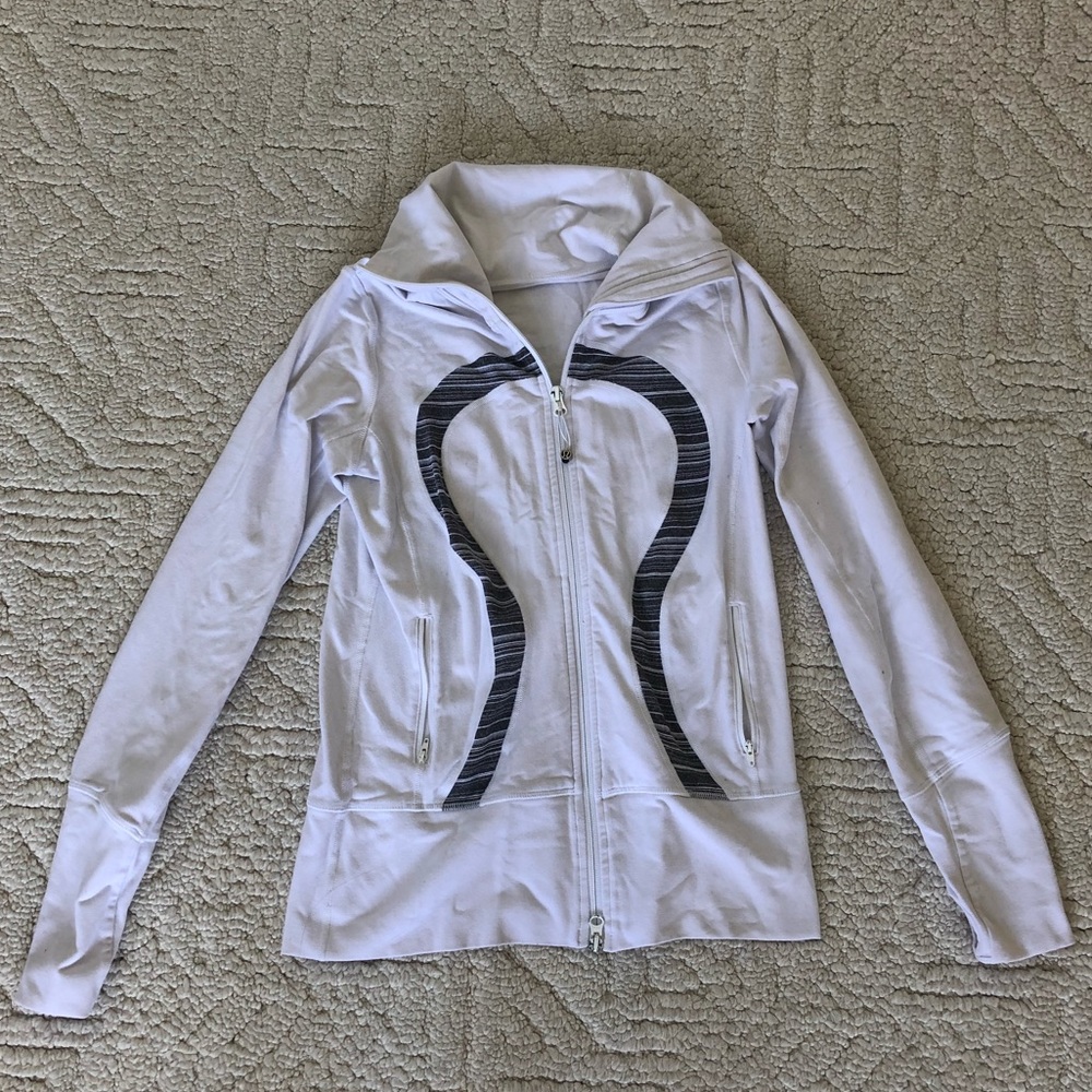 White lululemon jacket